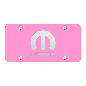 mopar-license-plate-laser-etched-pink