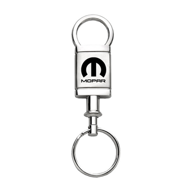 Mopar Satin-Chrome Valet Key Fob in Silver