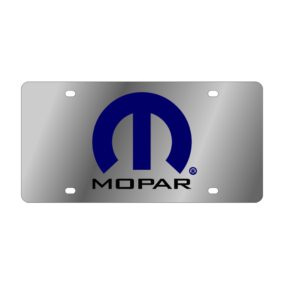 Mopar Stainless Steel License Plate