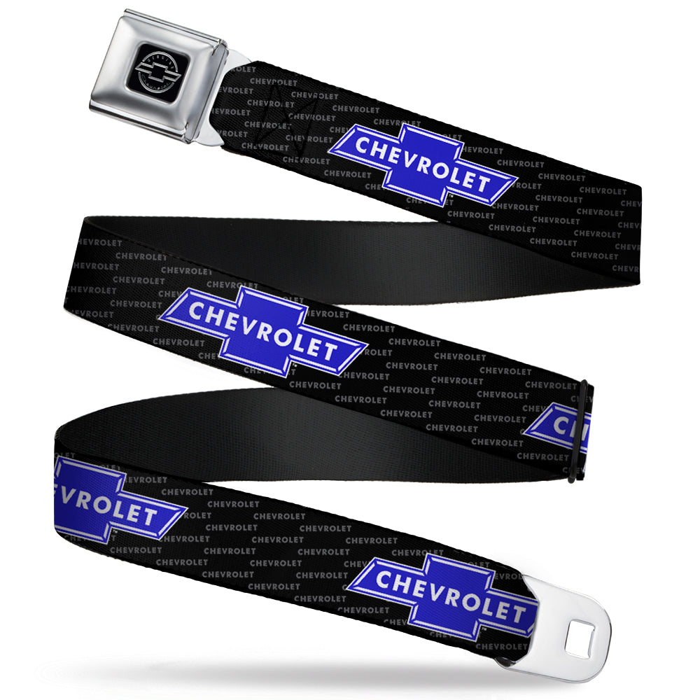 Chevy Bowtie w/Text Webbing Seatbelt Belt