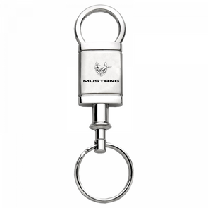 mustang-45th-anniversary-satin-chrome-valet-key-fob-silver-20309-classic-auto-store-online
