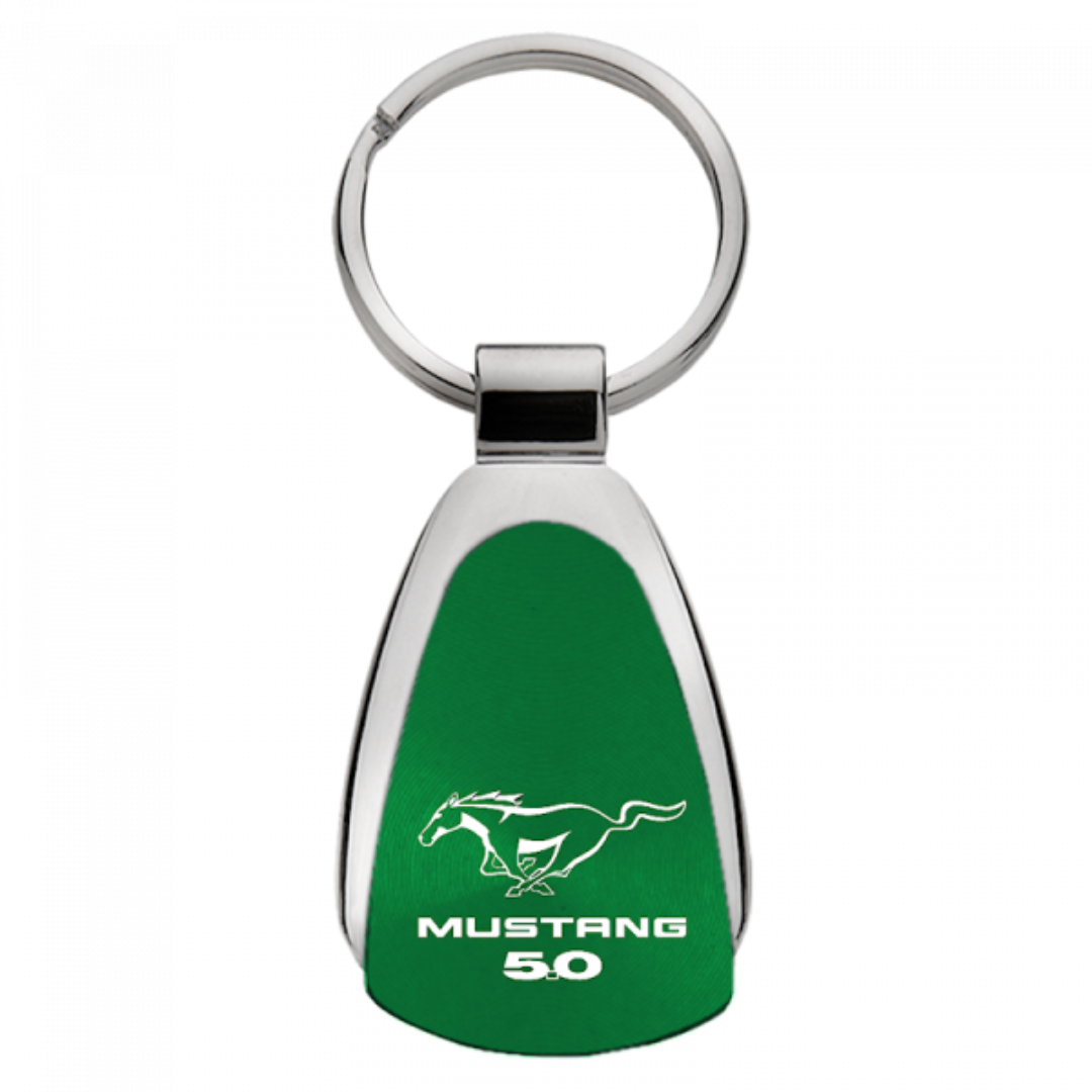 mustang-5-0-teardrop-key-fob-green-33486-classic-auto-store-online