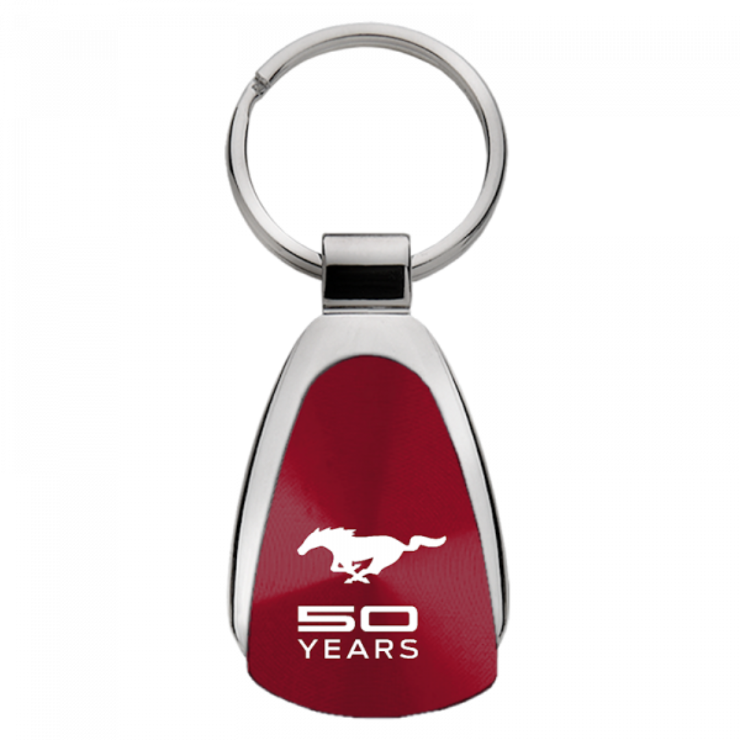 mustang-50-years-teardrop-key-fob-burgundy-36239-classic-auto-store-online