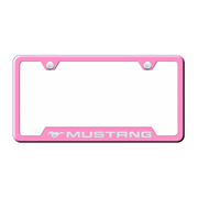 mustang-cut-out-frame-laser-etched-pink-26783-classic-auto-store-online