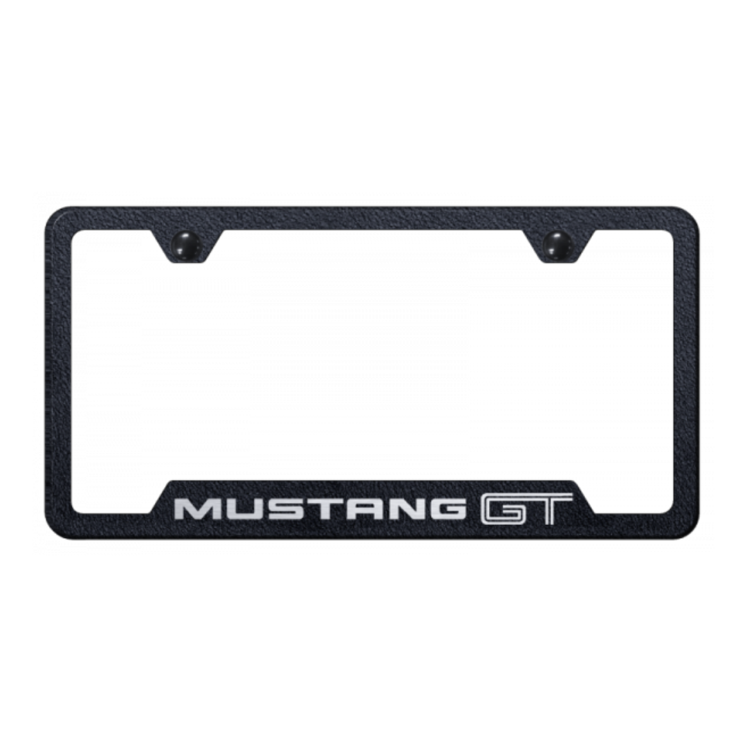 mustang-gt-cut-out-frame-laser-etched-rugged-black-40858-classic-auto-store-online