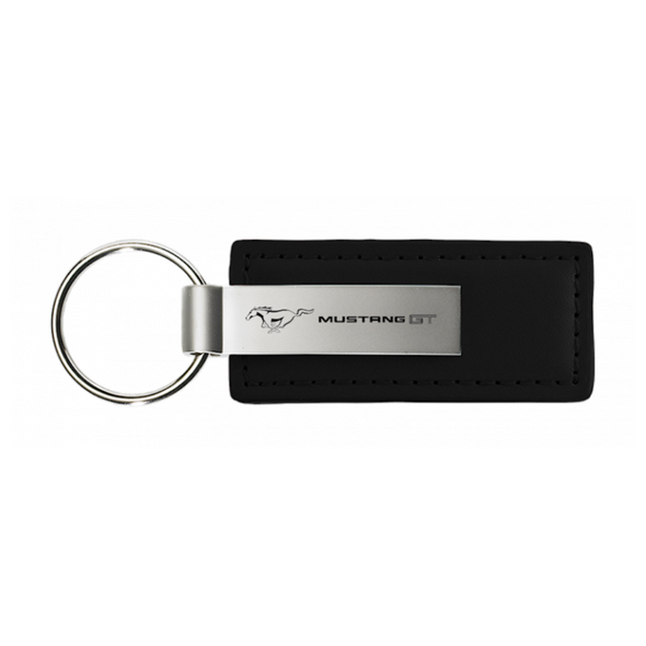 mustang-gt-leather-key-fob-in-black-21828-classic-auto-store-online