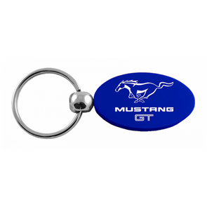 Mustang GT Oval Key Fob in Blue