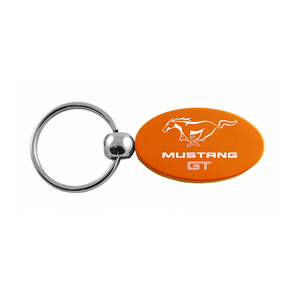 Mustang GT Oval Key Fob in Orange