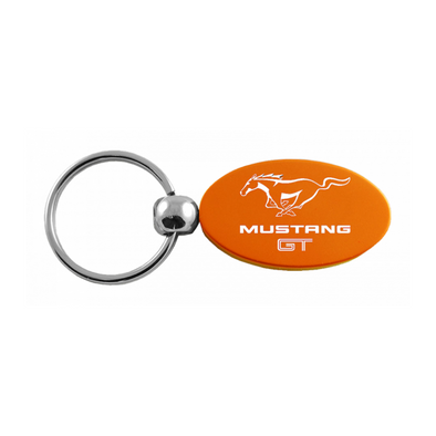 Mustang GT Oval Key Fob in Orange