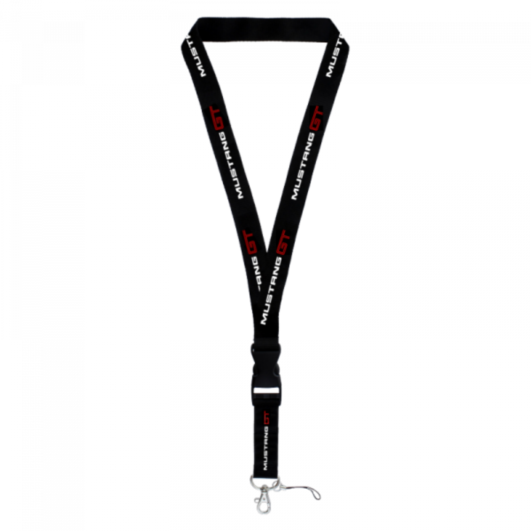 mustang-gt-red-on-black-lanyard-45118-classic-auto-store-online