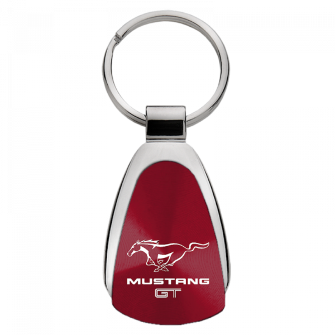 mustang-gt-teardrop-key-fob-burgundy-32216-classic-auto-store-online