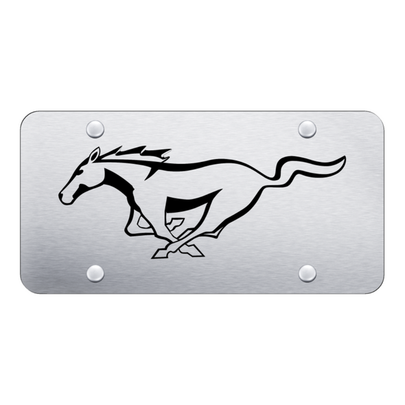 mustang-license-plate-laser-etched-brushed