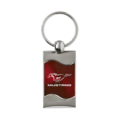mustang-rectangular-wave-key-fob-in-burgundy-26538-classic-auto-store-online