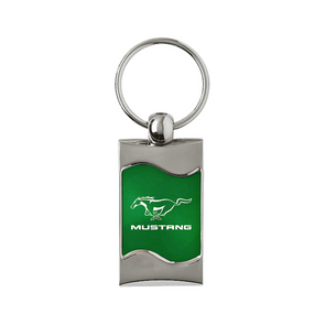 mustang-rectangular-wave-key-fob-in-green-30910-classic-auto-store-online