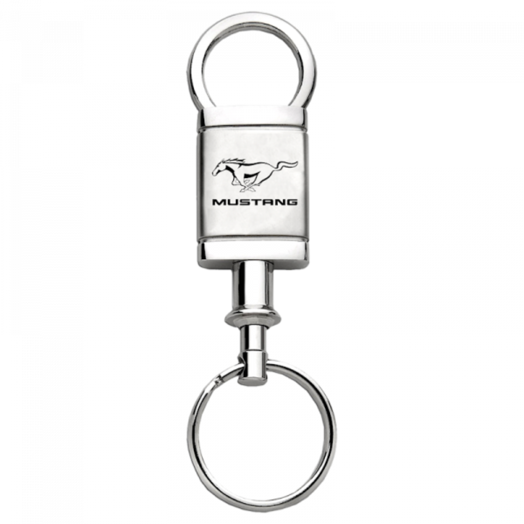 mustang-satin-chrome-valet-key-fob-silver-15726-classic-auto-store-online