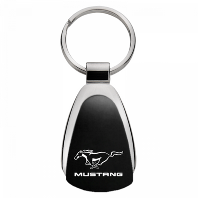 Mustang Teardrop Key Fob - Black