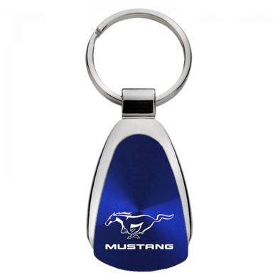 Mustang Teardrop Key Fob - Blue