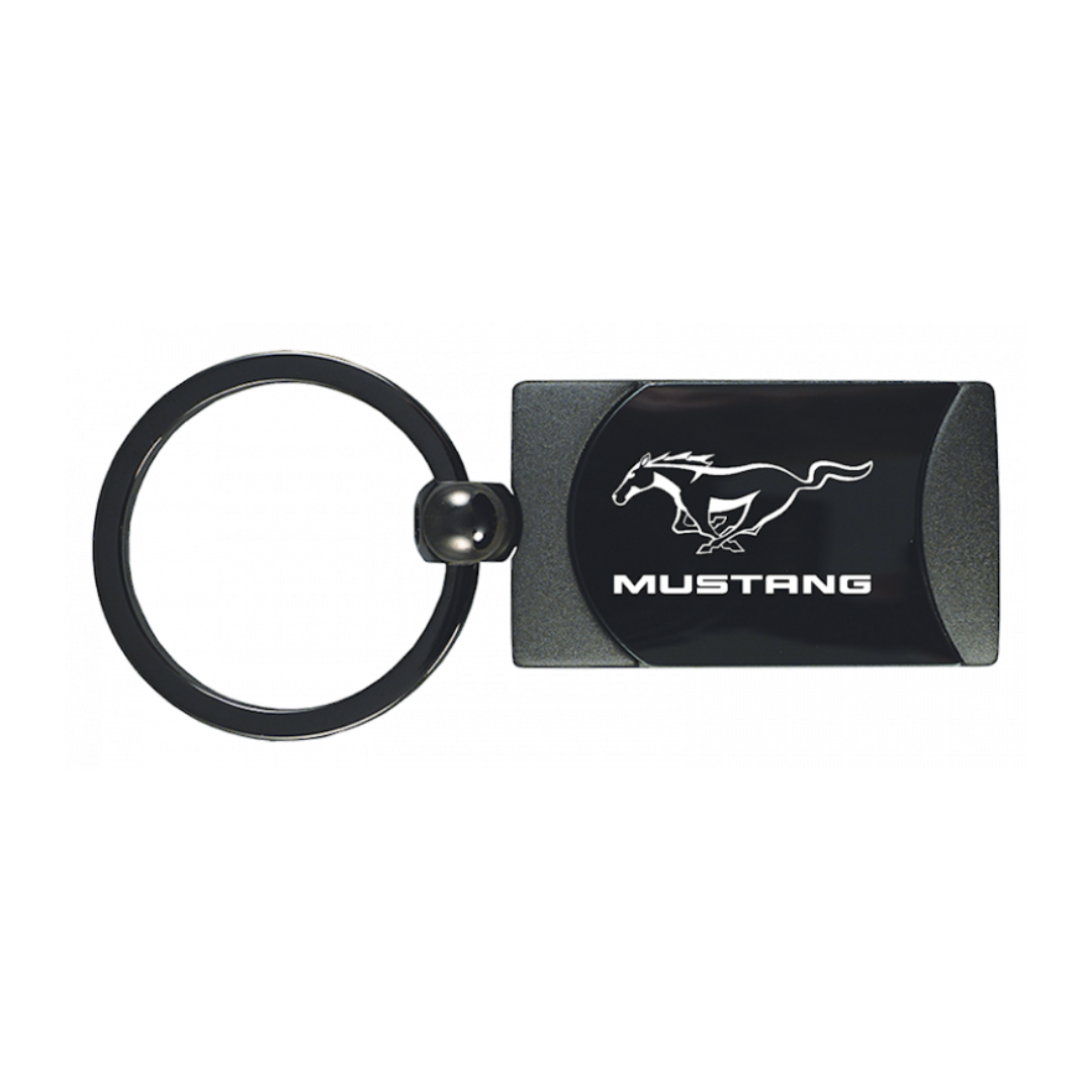 mustang-two-tone-rectangular-key-fob-in-gun-metal-37636-classic-auto-store-online