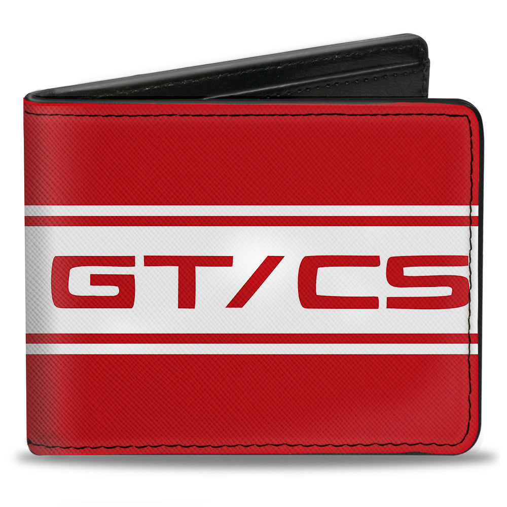 Ford Mustang GT CS Stripe Red & White Bi-Fold Wallet