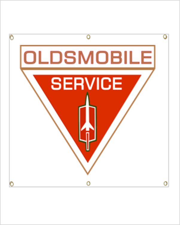 Oldsmobile 60's Service Garage Banner