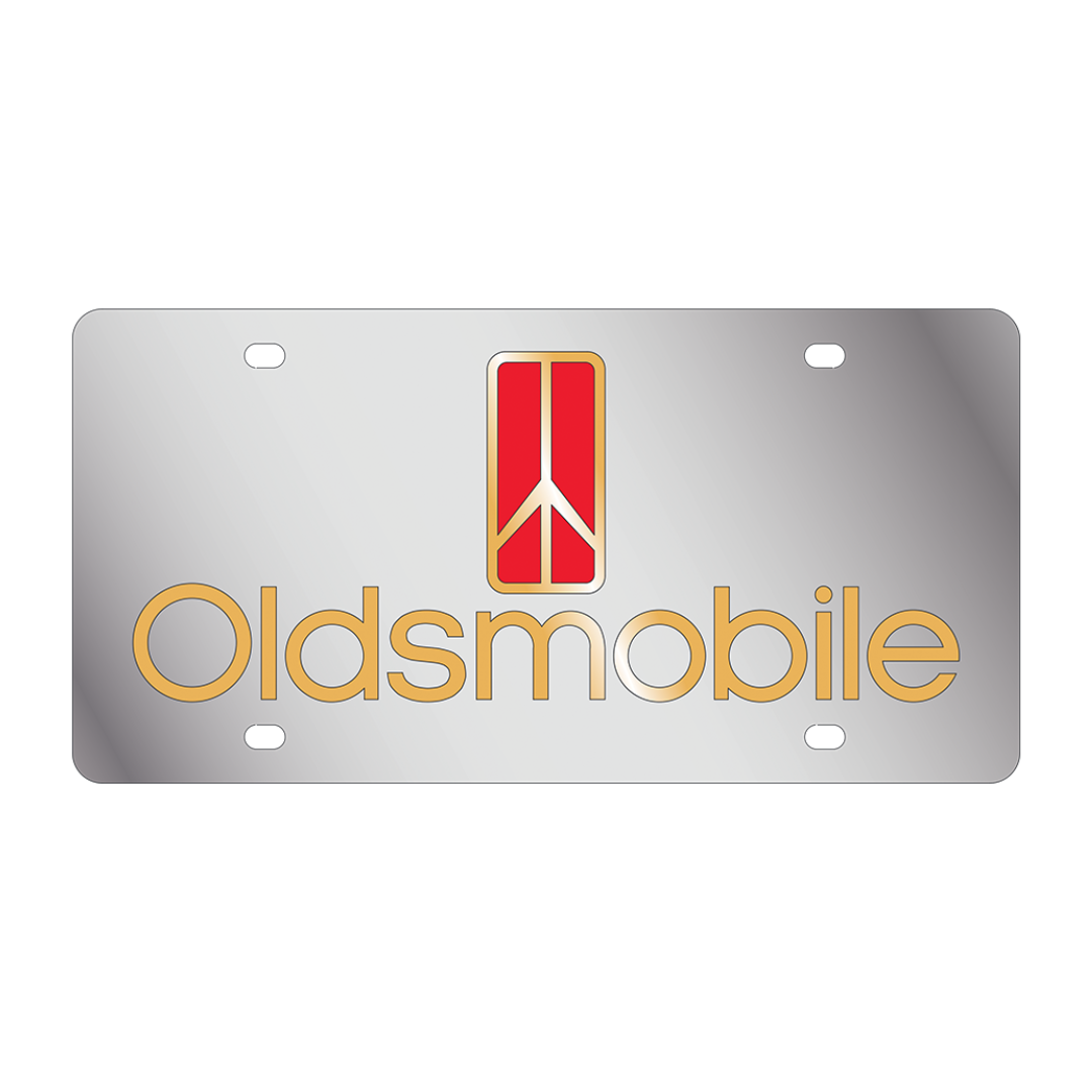 Oldsmobile Rocket Stainless Steel license Plate