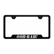 ooh-rah-cut-out-frame-laser-etched-black-40754-classic-auto-store-online