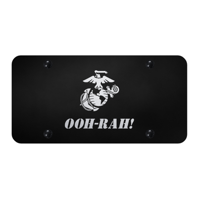 OOH-RAH! License Plate - Laser Etched Black