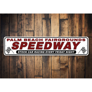 palm-beach-speedway-sign-aluminum-sign