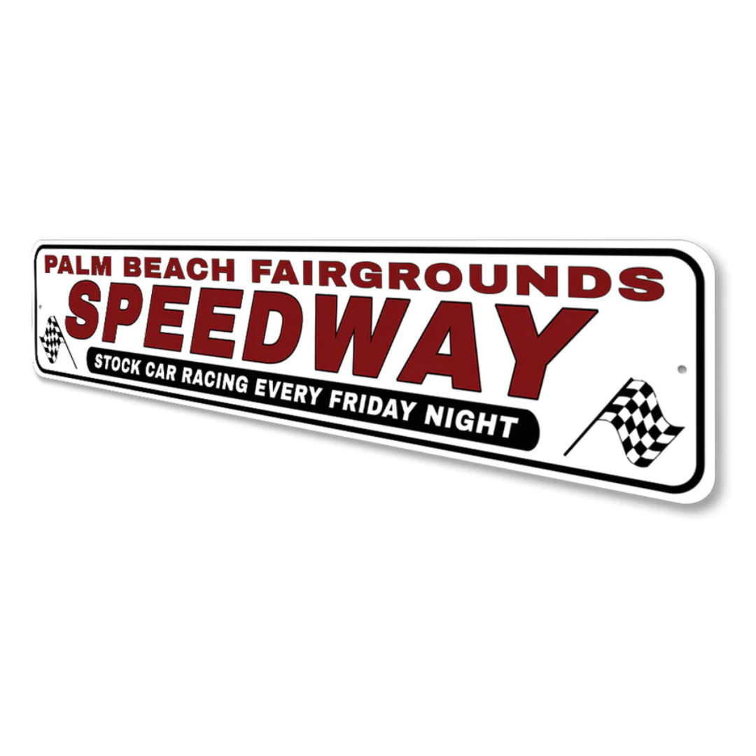 palm-beach-speedway-sign-aluminum-sign