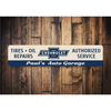 personalized-chevy-garage-tires-oil-repairs-sign-aluminum-sign