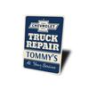 personalized-chevy-truck-repair-garage-sign-aluminum-sign