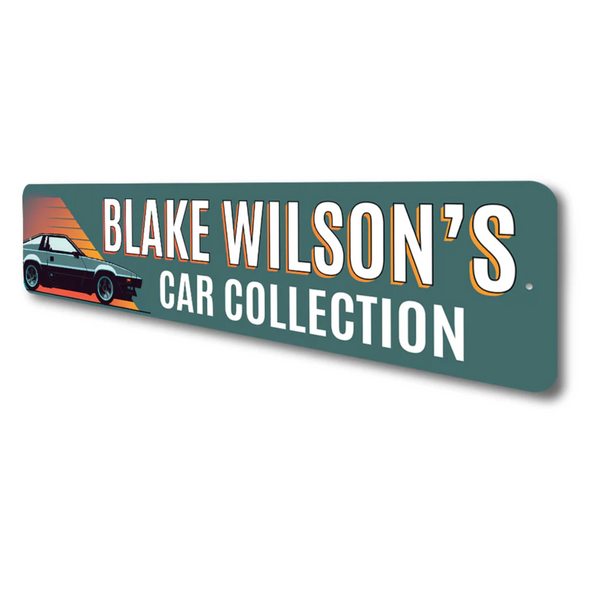 personalized-retro-car-collection-sign-aluminum-sign