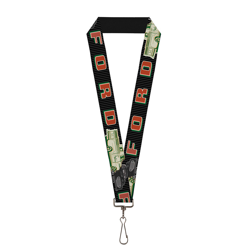 Ford Classic Trucks Vertical Stripe Lanyard - 1.0"