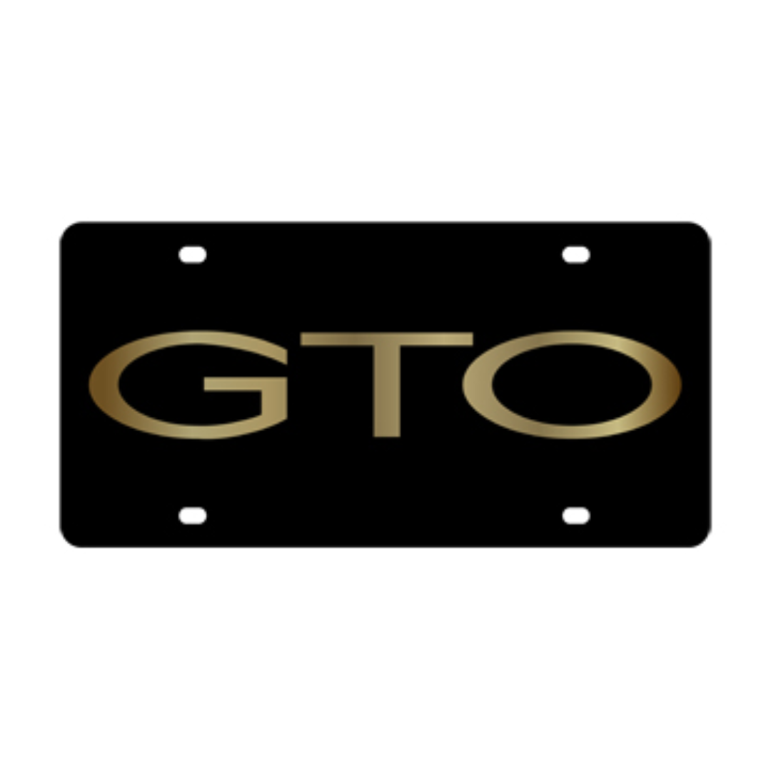 Pontiac GTO Acrylic License Plate