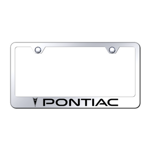 Pontiac Stainless Steel Frame - Laser Etched Mirrored