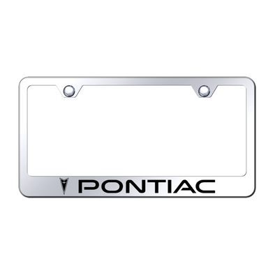 Pontiac Stainless Steel Frame - Laser Etched Mirrored