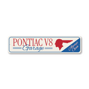 pontiac-v8-garage-sign-aluminum-sign