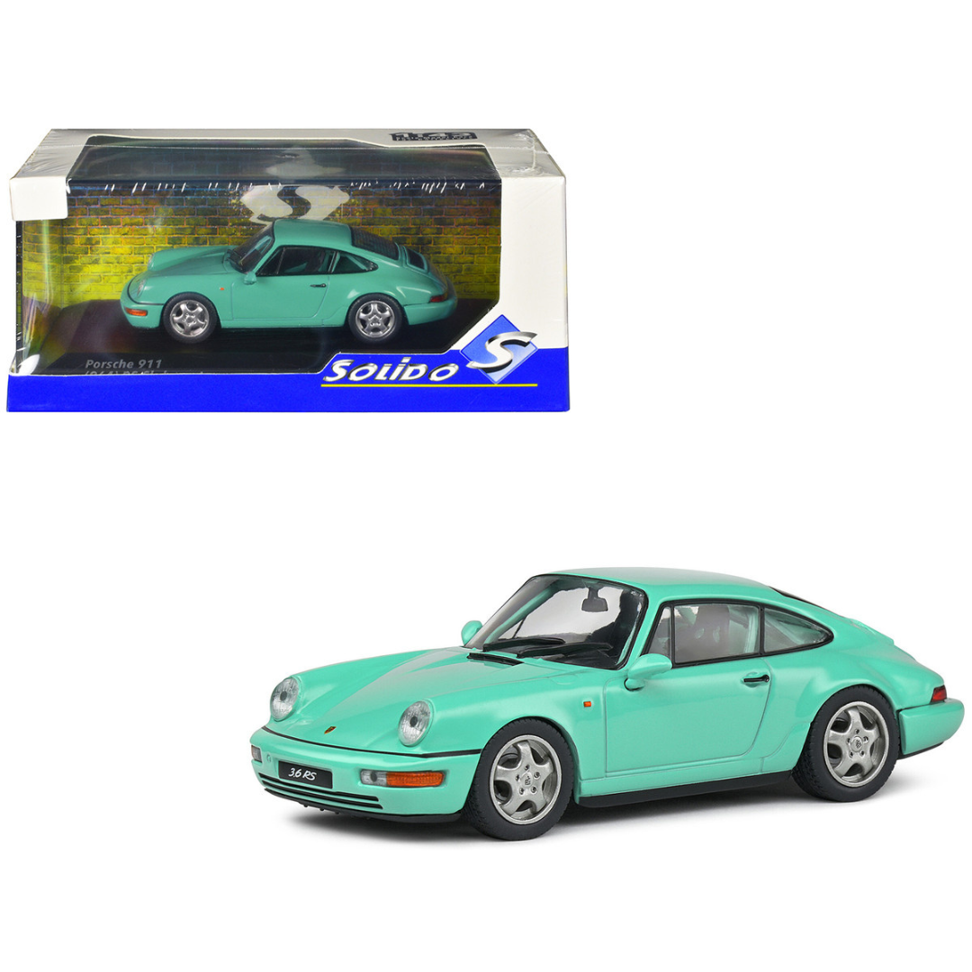 Porsche 911 (964) RS Clubsport Mint Green 1/43 Diecast Model Car