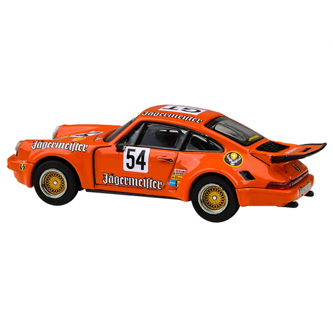 Porsche 911 Carrera RSR 3.0 #54 "Jaegermeister - Kremer" Orange 1/64 Diecast Model Car