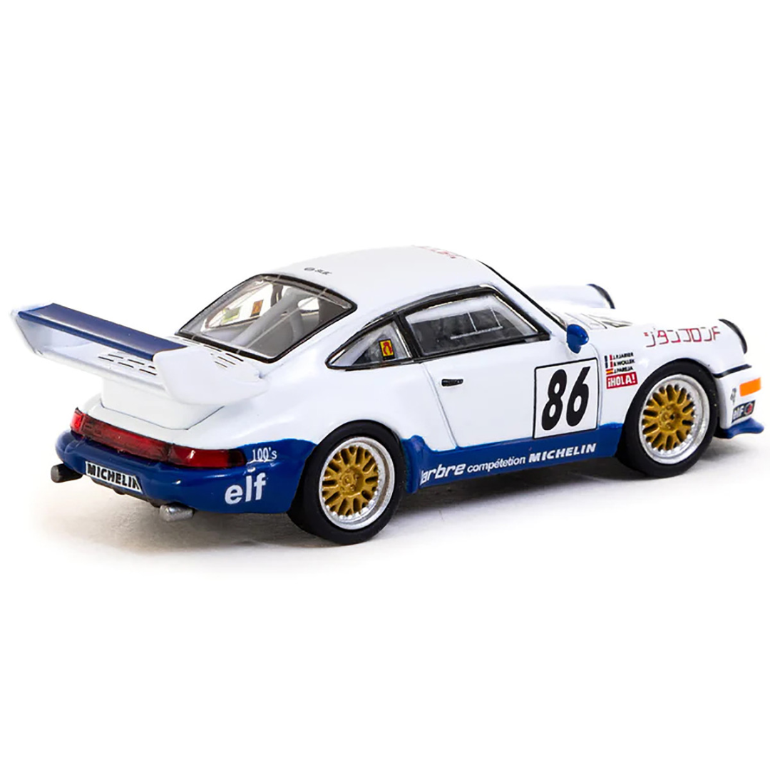 porsche-911-turbo-s-lm-gt-86-jean-pierre-jarier-bob-wollek-jesus-pareja-larbre-competition-winner-suzuka-1000km-1994-collab64-series-1-64-diecast-model-car-by-schuco-tarmac-works-classic-auto-store-online