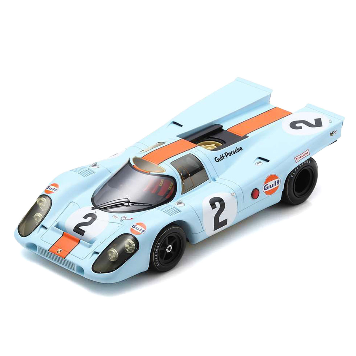 Porsche 917K #2 Pedro Rodriguez - Leo Kinnunen - Brian Redman "John Wyer Automotive Engineering" Winner "24 Hours of Daytona" (1970) with Acrylic Display Case 1/18 Model Car