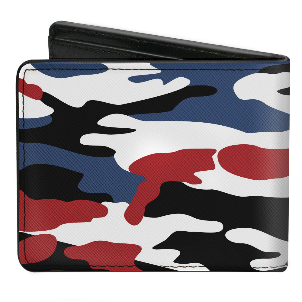 Ford American Urban Camo Red White & Blue Bi-Fold Wallet