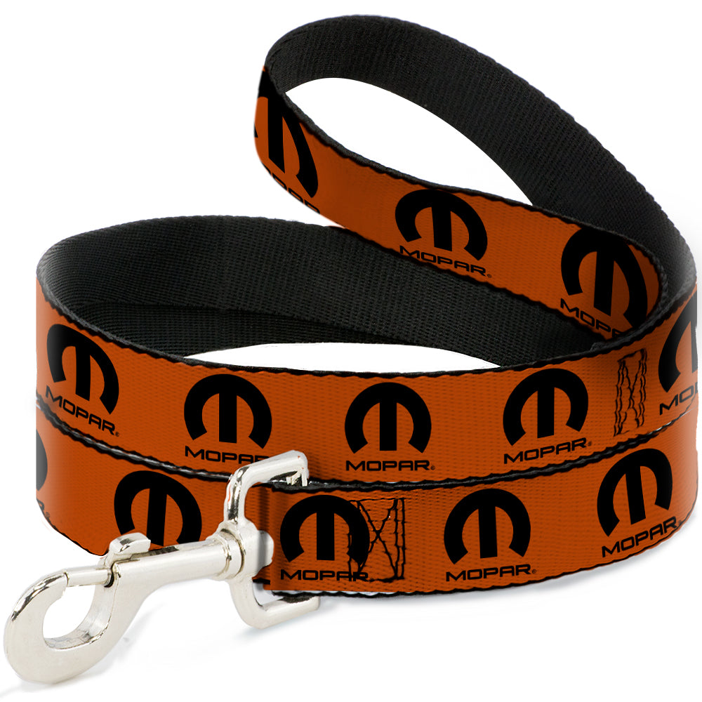 Mopar Logo Orange & Black Dog Leash