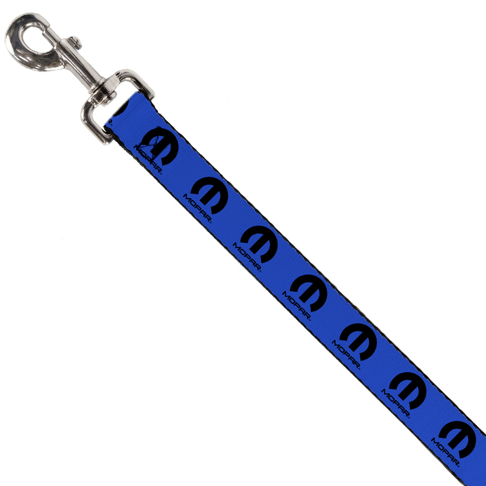 Mopar Logo Blue & Black Dog Leash