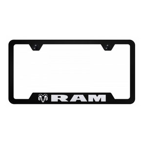 Ram Cut-Out Frame - Laser Etched Black