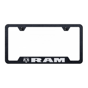 Ram Cut-Out Frame - Laser Etched Rugged Black
