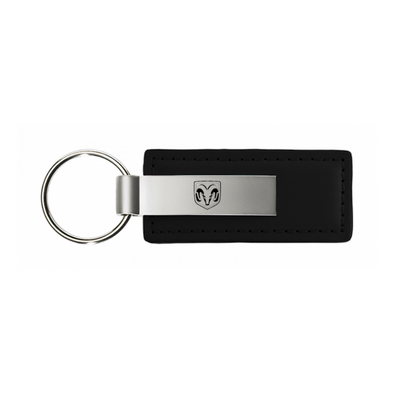 ram-head-leather-key-fob-in-black-22075-classic-auto-store-online