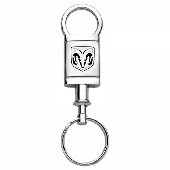 ram-head-satin-chrome-valet-key-fob-silver-24692-classic-auto-store-online