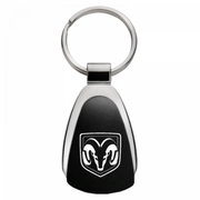 ram-head-teardrop-key-fob-black-22174-classic-auto-store-online