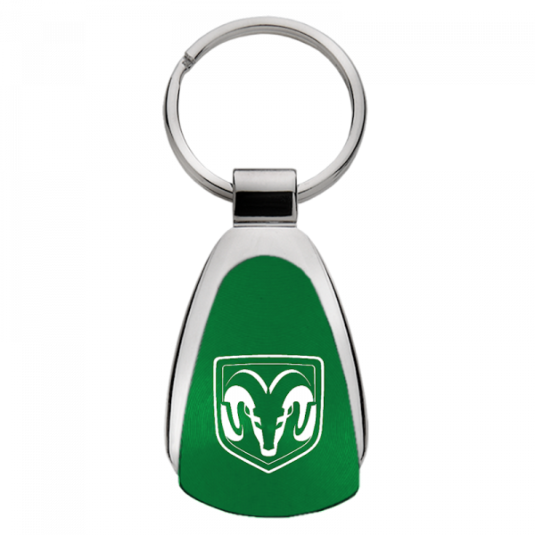 ram-head-teardrop-key-fob-green-23235-classic-auto-store-online